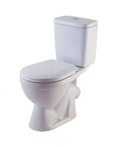 Унитаз компакт Лира 4620008191096 Белый с бачком и сиденьем Rosa