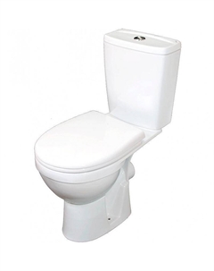 Унитаз компакт Рио 4640021060988 Вн УнБ54 Белый с бачком и сиденьем Rosa