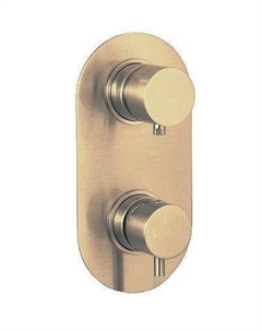 Смеситель для душа Elegance NT92KBVO с термостатом цвет Латунь состаренная Remer