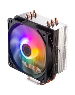 Устройство охлаждения(кулер) Red Cool RCA-160C, 4-pin, RGB, 120мм, серебристый, retail Azerty