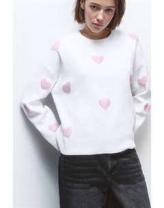 Джемпер вязаный с фактурным принтом Befree