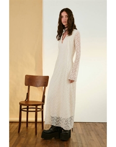 Платье макси облегающее ажурное Befree