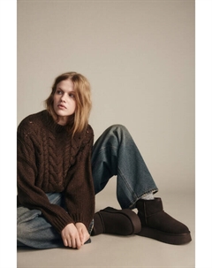 Ботинки-угги из натуральной замши Befree