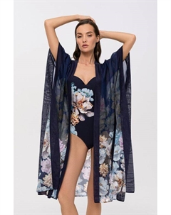 Туника из хлопка и шелка с принтом Marc & andré