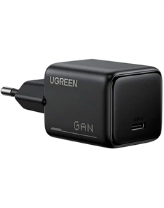 Зарядное устройство Ugreen X517 25W USB-C GaN Fast Charger EU чёрный (65736)