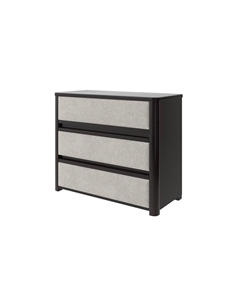 Комод Wood Soft (ЛДСП Венге+ткань Венге (сосна) с брашированием/Sohu Крем) 90x40 Орматек