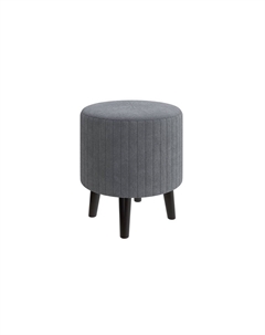 Пуфик Пуф Gala (Ткань/Массив Sohu Сталь/Венге) 41x41 Орматек