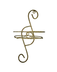 Подставка для цветов настенная Мелодия 18х18х34см металл Нет марки