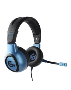 Проводная гарнитура MHS-G55, 2xJack 3.5mm, черный/синий Gembird