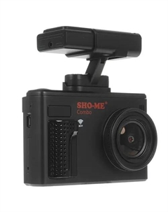 Видеорегистратор Sho-Me Combo Note WiFi DUO, 2 камеры, 1920x1080 30 к/с, 135°, G-сенсор, GPS/ГЛОНАСС, WiFi, радар-детектор, microSD (microSDHC) (COMBO NOTE WIFI DUO) Sho-me
