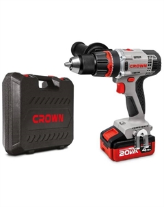 Аккумуляторная дрель-шуруповерт 20В, 2*4.0Ач, 45/55Нм CT21076HMX-4 BMC Crown
