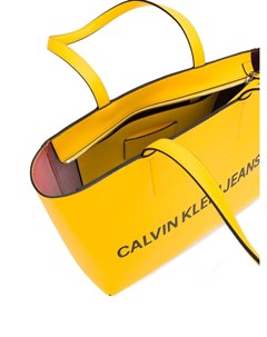 Сумка тоут с контрастным логотипом Calvin klein