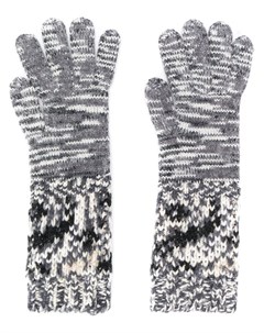 Трикотажные перчатки с узором Missoni