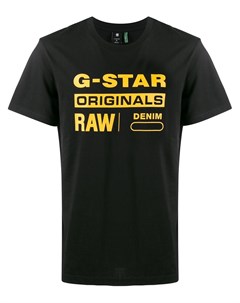 Футболка с круглым вырезом и логотипом G-star raw research