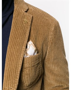 Вельветовый пиджак строгого кроя Paoloni