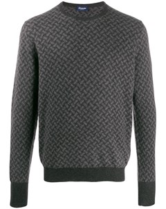 Кашемировый свитер с круглым вырезом Drumohr