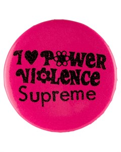 Брошь I Love Power Violence Supreme