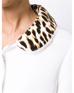 Пиджак с леопардовым воротником Maison margiela