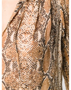 Блузка со змеиным принтом Diane von furstenberg