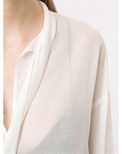 Прозрачная блузка оверсайз Des prés