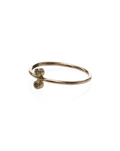Золотое кольцо Dot Dot с бриллиантами Xiao wang