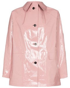 Лакированная куртка рубашка на пуговицах Kassl editions