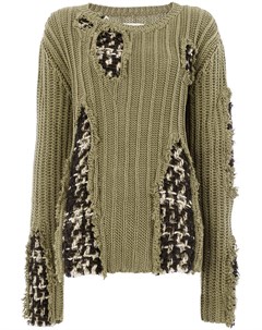 Вязаный свитер с контрастными вставками Faith connexion
