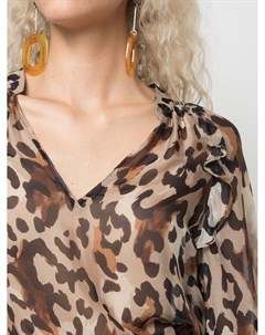 Блузка с леопардовым принтом Rachel zoe