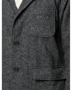 Куртка на пуговицах с узором шеврон Engineered garments