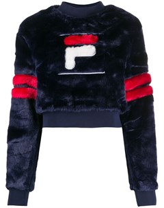 Фактурный свитер с логотипом Fila