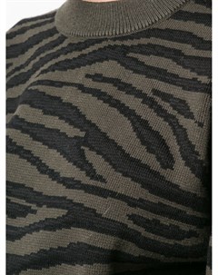 Жаккардовый свитер с тигровым принтом Proenza schouler