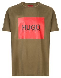 Футболка с контрастным логотипом Hugo