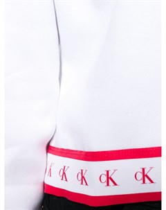 Свитер с контрастными полосками и логотипом Calvin klein jeans