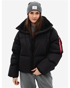 Пуховик зимний женский Sierra Short Puffer W, Черный Alpha industries