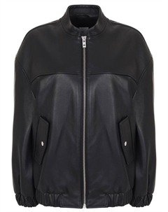 Бомбер кожаный Bats