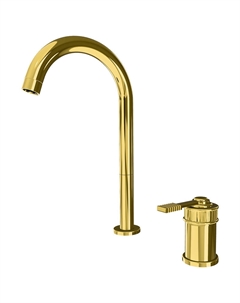 Смеситель для раковины Atelier AL57LDO цвет Золото глянцевое Remer