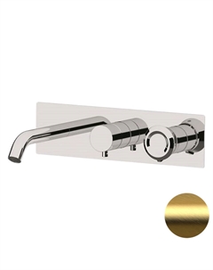 Смеситель для ванны Element ET54D2BG цвет Золото брашированное Remer