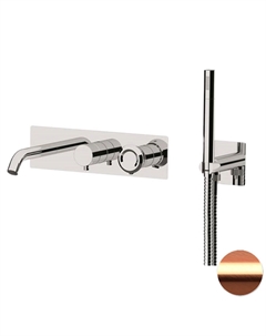 Смеситель для ванны Element ET53D2RP цвет Медь брашированная Remer