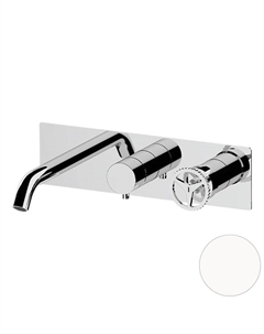 Смеситель для ванны Chrono CH54D2BO цвет Белый матовый Remer