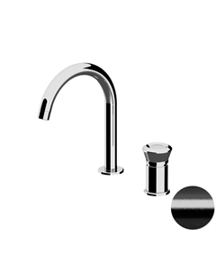 Смеситель для раковины Element ET57CFP цвет Черный брашированный хром Remer