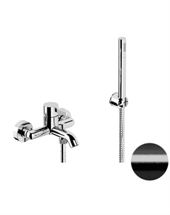 Смеситель для ванны Metrica MC02CFP цвет Черный брашированный хром Remer