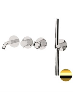 Смеситель для ванны Element ET53D2PDO цвет Золото глянцевое Remer