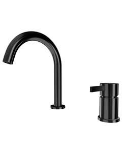 Смеситель для раковины Metrica MC57CFP цвет Черный брашированный хром Remer