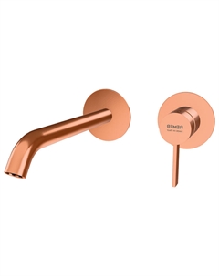 Смеситель для раковины Metrica MC15PLWBRP цвет Медь брашированная Remer