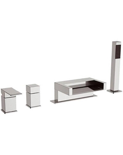 Смеситель на борт ванны ZC06 цвет Хром Remer