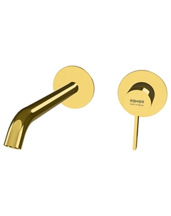 Смеситель для раковины Metrica MC15PDO цвет Золото глянцевое Remer