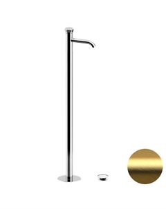 Смеситель для раковины Element ET18BG цвет Золото брашированное Remer