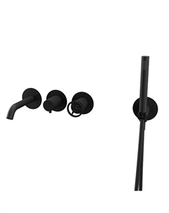 Смеситель для ванны Chrono CH53D2PNO цвет Черный матовый Remer