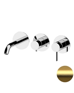 Смеситель для ванны Metrica MC54D3PBG цвет Золото брашированное Remer