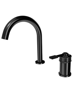 Смеситель для раковины Atelier AL57CFP цвет Черный брашированный хром Remer